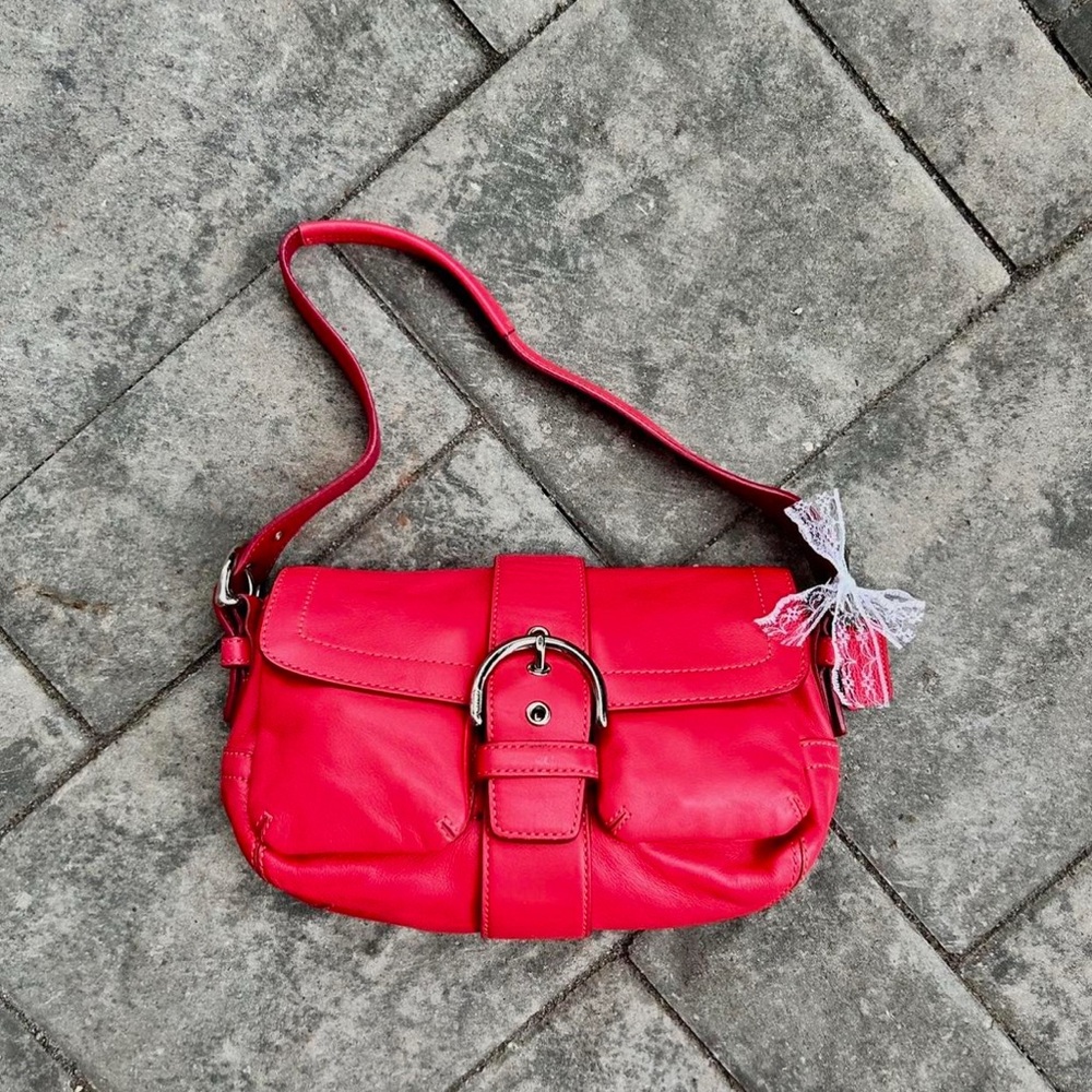 Red Coach Bag